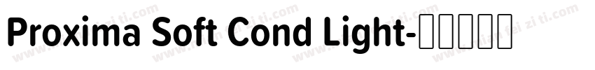 Proxima Soft Cond Light字体转换